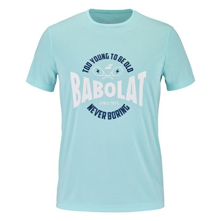 Babolat Exercise Graphic Tee Angel Blue